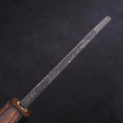 Deba White steel #2 Kurouchi Sumi Urushi Handle 105mm-White steel #2-Kurouchi-Japanese Handle-[Musashi]-[Japanese-Kitchen-Knives]