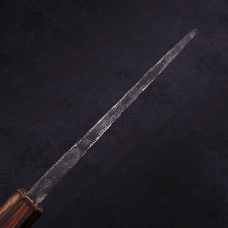 Deba White steel #2 Kurouchi Sumi Urushi Handle 180mm-Blue steel #2-Kurouchi-Japanese Handle-[Musashi]-[Japanese-Kitchen-Knives]