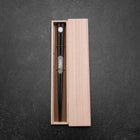 Ebony Lacquered Chopsticks 240mm with Paulownia Wooden Box (9.4”)-[Musashi]-[Japanese-Kitchen-Knives]