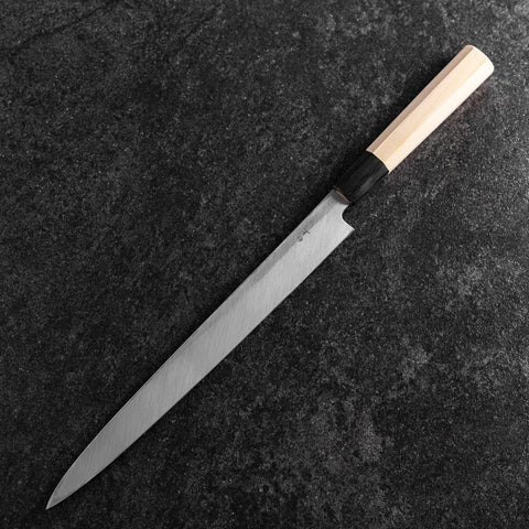 Fuguhiki White Steel #3 Kasumi Buffalo Magnolia Handle 270mm-[Musashi]-[Japanese-Kitchen-Knives]