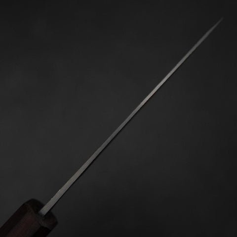 Funayuki Blue Steel #1 Kurouchi Purple Urushi Handle 105mm-[Musashi]-[Japanese-Kitchen-Knives]