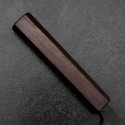 Funayuki Blue Steel #1 Kurouchi Purple Urushi Handle 105mm-[Musashi]-[Japanese-Kitchen-Knives]