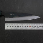 Funayuki Blue Steel #2 Kurouchi Dark Blue Urushi Handle 145mm (5.7”)-[Musashi]-[Japanese-Kitchen-Knives]