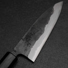 Funayuki Blue Steel #2 Kurouchi Walnut Handle 120mm (4.7”)-[Musashi]-[Japanese-Kitchen-Knives]