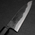 Funayuki Blue Steel #2 Kurouchi Walnut Handle 120mm-[Musashi]-[Japanese-Kitchen-Knives]