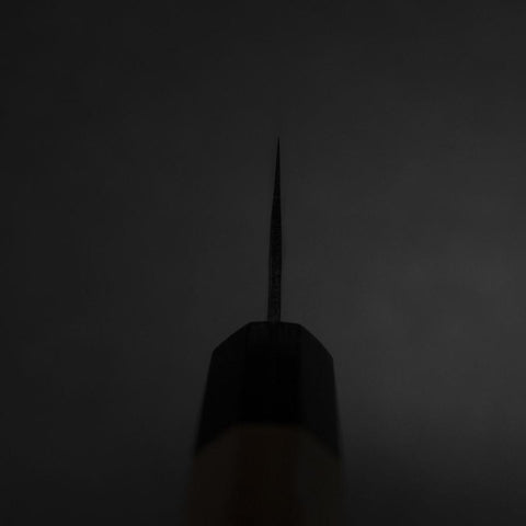 Funayuki Blue Steel #2 Kurouchi Walnut Handle 120mm-[Musashi]-[Japanese-Kitchen-Knives]