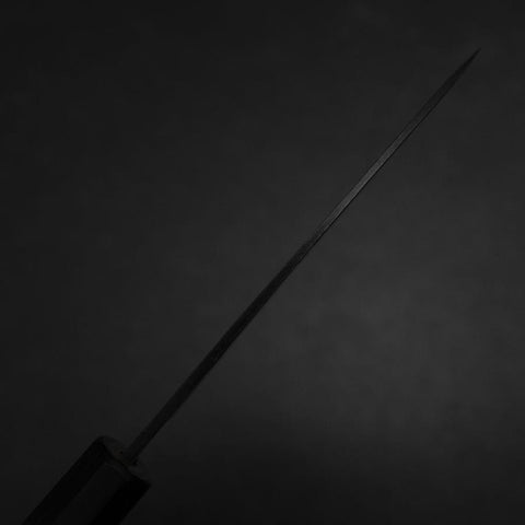 Funayuki Blue Steel #2 Kurouchi Walnut Handle 120mm-[Musashi]-[Japanese-Kitchen-Knives]