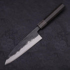 Funayuki Blue Super Kurouchi Buffalo Ebony Handle 165mm (6.5”)-[Musashi]-[Japanese-Kitchen-Knives]