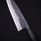 Funayuki Blue Super Kurouchi Buffalo Ebony Handle 165mm (6.5”)-[Musashi]-[Japanese-Kitchen-Knives]