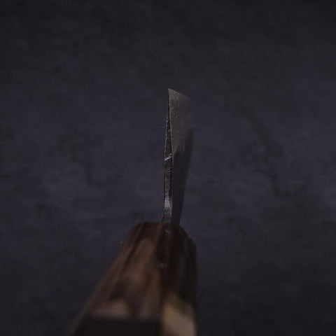 Funayuki Blue Super Kurouchi Buffalo Ebony Handle 165mm (6.5”)-[Musashi]-[Japanese-Kitchen-Knives]