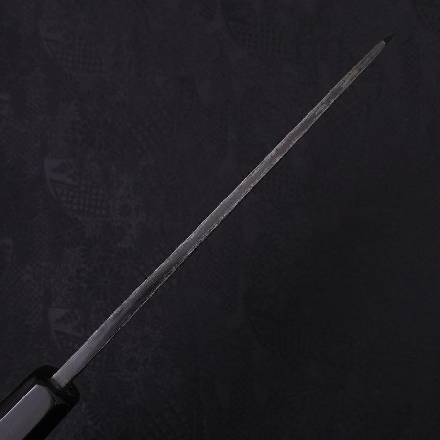 Funayuki Sabaki Aogami-Super Kurouchi Buffalo Ebony Handle 180mm-Aogami Super-Kurouchi-Japanese Handle-[Musashi]-[Japanese-Kitchen-Knives]
