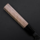 Funayuki Sabaki Blue Steel #1 Kurouchi Buffalo Magnolia Handle 160mm (6.3”)-[Musashi]-[Japanese-Kitchen-Knives]