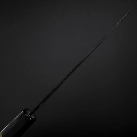Funayuki Sabaki Blue Steel #1 Kurouchi Buffalo Magnolia Handle 165mm (6.5”)-[Musashi]-[Japanese-Kitchen-Knives]