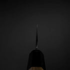 Funayuki Sabaki Blue Steel #1 Kurouchi Buffalo Magnolia Handle 165mm-[Musashi]-[Japanese-Kitchen-Knives]