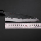 Funayuki Sabaki Blue Steel #1 Kurouchi Buffalo Magnolia Handle 165mm-[Musashi]-[Japanese-Kitchen-Knives]