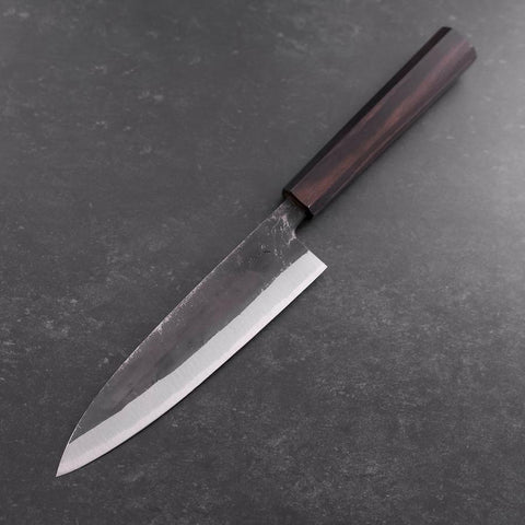 Funayuki Sabaki Blue Steel #2 Kurouchi Ebony Handle 165mm (6.5”)-[Musashi]-[Japanese-Kitchen-Knives]