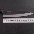 Funayuki Sabaki Blue Steel #2 Kurouchi Ebony Handle 165mm (6.5”)-[Musashi]-[Japanese-Kitchen-Knives]