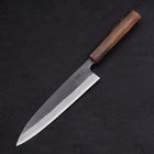 Funayuki Sabaki Blue Steel #2 Kurouchi Sumi Urushi Handle 180mm (7”)-[Musashi]-[Japanese-Kitchen-Knives]