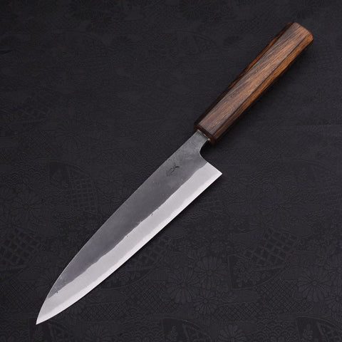 Funayuki Sabaki Blue Steel #2 Kurouchi Sumi Urushi Handle 180mm (7”)-[Musashi]-[Japanese-Kitchen-Knives]