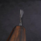 Funayuki Sabaki Blue Steel #2 Kurouchi Sumi Urushi Handle 180mm (7”)-[Musashi]-[Japanese-Kitchen-Knives]