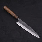 Funayuki Sabaki Blue Steel #2 Kurouchi Sumi Urushi Handle 180mm (7”)-[Musashi]-[Japanese-Kitchen-Knives]