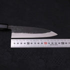 Funayuki Sabaki Blue Super Kurouchi Buffalo Ebony Handle 135mm (5.3”)-[Musashi]-[Japanese-Kitchen-Knives]