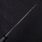 Funayuki Sabaki Blue Super Kurouchi Buffalo Ebony Handle 180mm (7”)-[Musashi]-[Japanese-Kitchen-Knives]