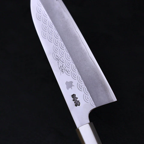 Funayuki Silver Steel #3 Hamachidori Walnut Handle 165mm (6.5”)-[Musashi]-[Japanese-Kitchen-Knives]