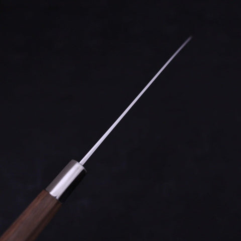 Funayuki Silver Steel #3 Ichimatsu Walnut Handle 165mm (6.5”)-[Musashi]-[Japanese-Kitchen-Knives]