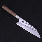 Funayuki Silver Steel #3 Ichimatsu Walnut Handle 165mm (6.5”)-[Musashi]-[Japanese-Kitchen-Knives]