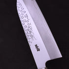 Funayuki Silver Steel #3 Karakusa Walnut Handle 165mm (6.5”)-[Musashi]-[Japanese-Kitchen-Knives]