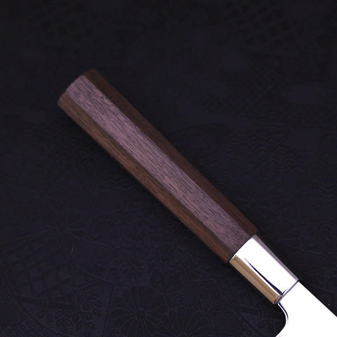 Funayuki Silver Steel #3 Karakusa Walnut Handle 165mm (6.5”)-[Musashi]-[Japanese-Kitchen-Knives]