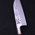 Funayuki Silver Steel #3 Kazahana Walnut Handle 165mm (6.5”)-[Musashi]-[Japanese-Kitchen-Knives]