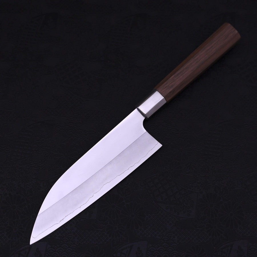 Funayuki Silver Steel #3 Kazahana Walnut Handle 165mm-[Musashi]-[Japanese-Kitchen-Knives]