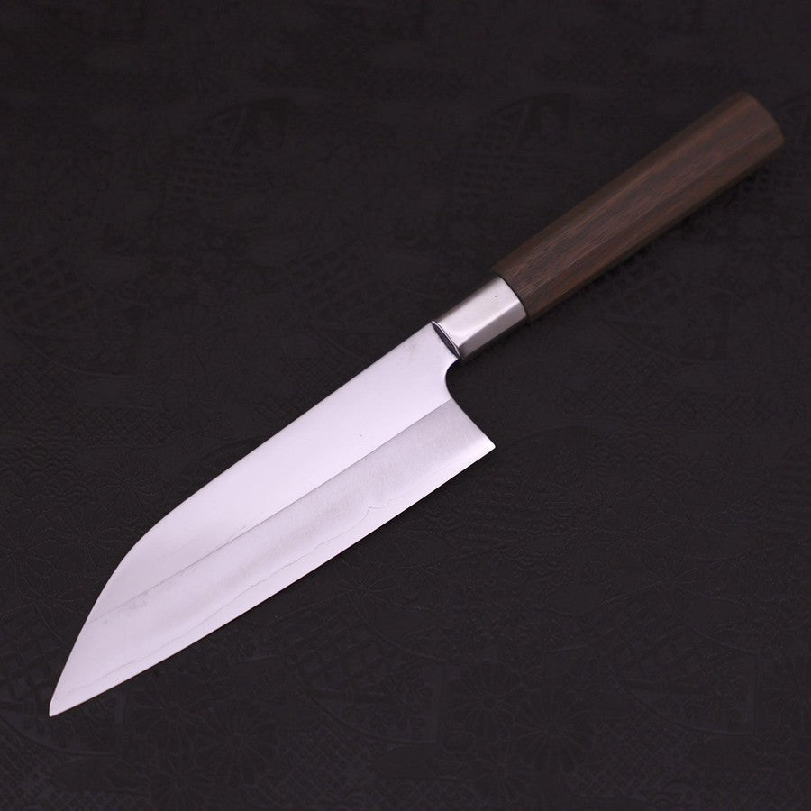 Funayuki Silver Steel #3 Kemanmon Walnut Handle 165mm-[Musashi]-[Japanese-Kitchen-Knives]