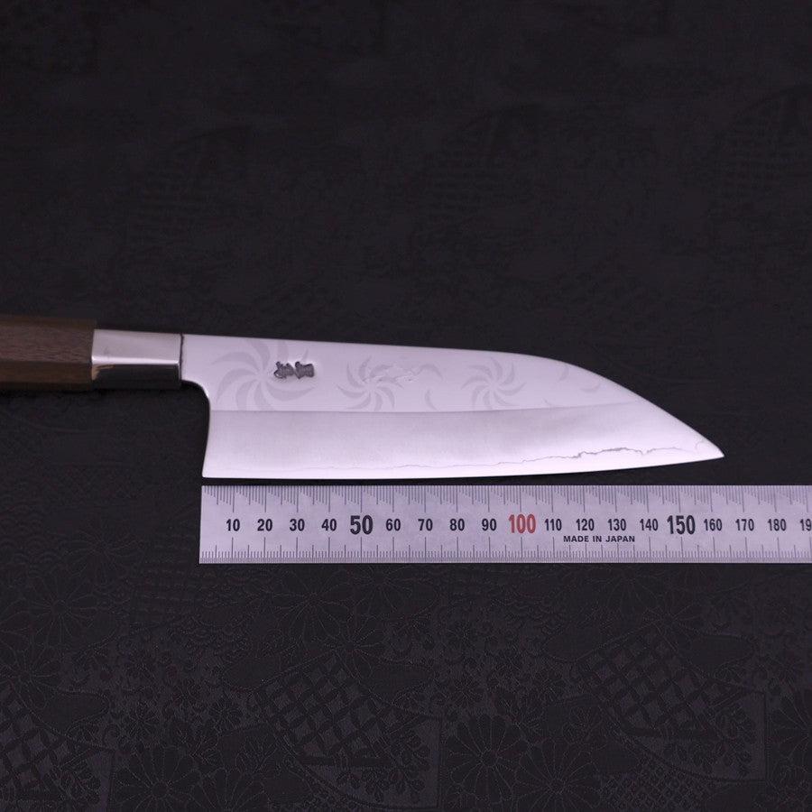 Funayuki Silver Steel #3 Kemanmon Walnut Handle 165mm-[Musashi]-[Japanese-Kitchen-Knives]