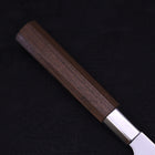 Funayuki Silver Steel #3 Kiku Walnut Handle 165mm (6.5”)-[Musashi]-[Japanese-Kitchen-Knives]