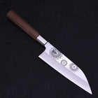 Funayuki Silver Steel #3 Kiku Walnut Handle 165mm (6.5”)-[Musashi]-[Japanese-Kitchen-Knives]