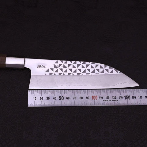Funayuki Silver Steel #3 Origami Kazaguruma Walnut Handle 165mm (6.5”)-[Musashi]-[Japanese-Kitchen-Knives]