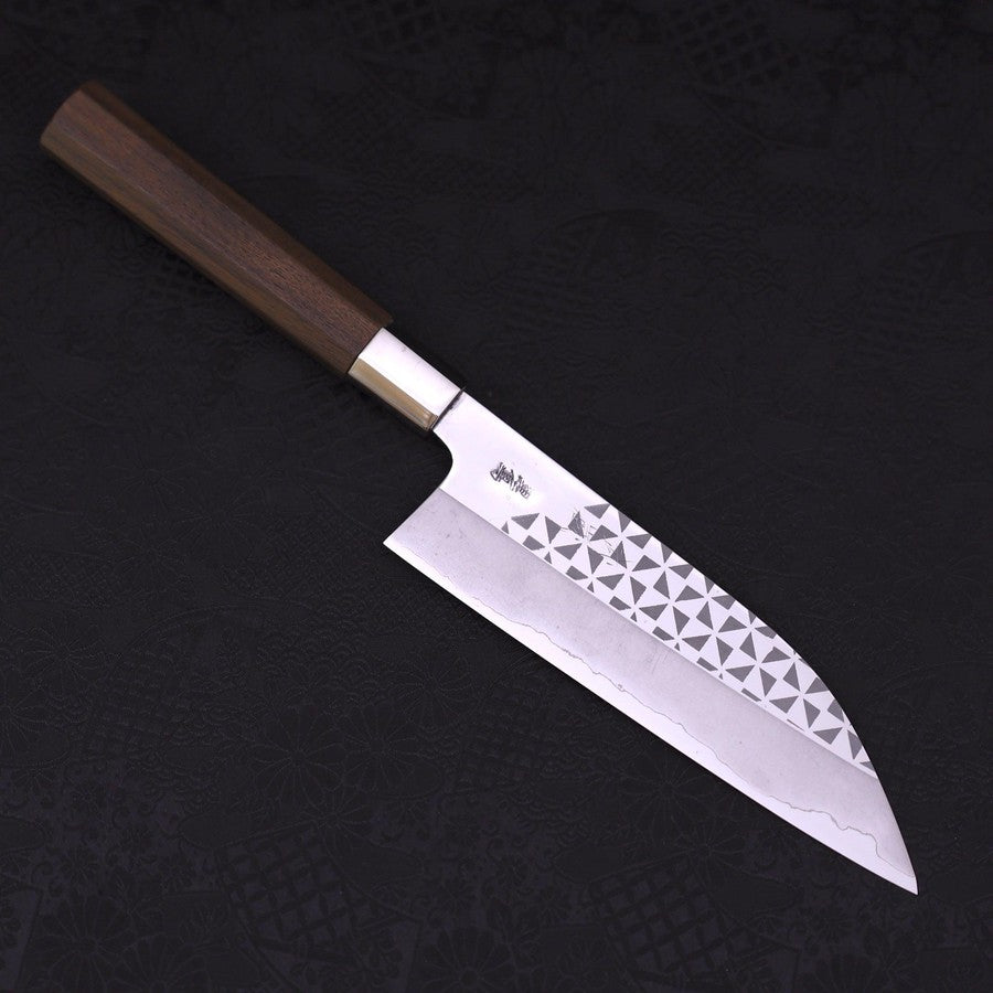 Funayuki Silver Steel #3 Origami Kazaguruma Walnut Handle 165mm-[Musashi]-[Japanese-Kitchen-Knives]