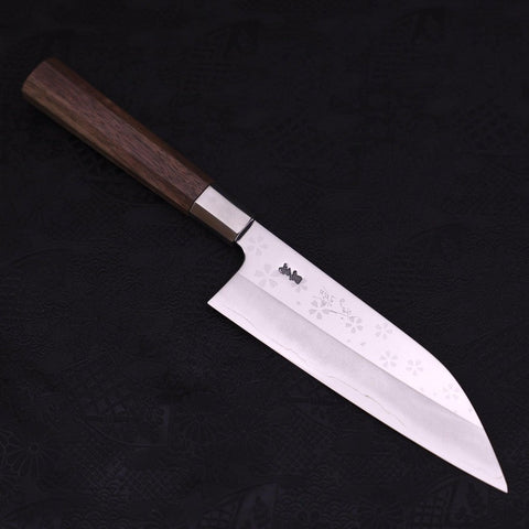 Funayuki Silver Steel #3 Sakura Walnut Handle 165mm (6.5”)-[Musashi]-[Japanese-Kitchen-Knives]
