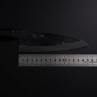 Funayuki White Steel #2 Kurouchi Buffalo Magnolia Handle 150mm (5.9”)-[Musashi]-[Japanese-Kitchen-Knives]