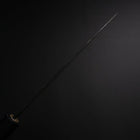 Funayuki White Steel #2 Kurouchi Buffalo Magnolia Handle 150mm-[Musashi]-[Japanese-Kitchen-Knives]