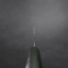 Funayuki White Steel #2 Kurouchi Green Urushi Handle 150mm (5.9”)-[Musashi]-[Japanese-Kitchen-Knives]