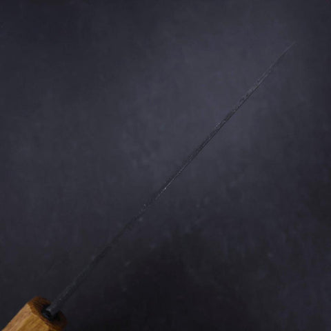 Funayuki White Steel #2 Kurouchi Oak Handle 155mm (6.1”)-[Musashi]-[Japanese-Kitchen-Knives]