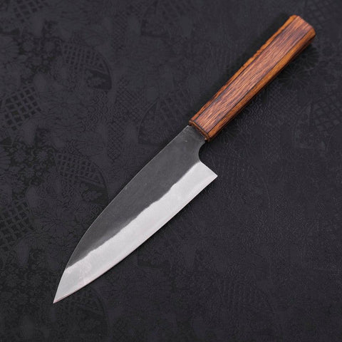 Funayuki White Steel #2 Kurouchi Sumi Urushi Handle 150mm (5.9”)-[Musashi]-[Japanese-Kitchen-Knives]