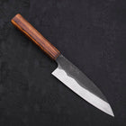 Funayuki White Steel #2 Kurouchi Sumi Urushi Handle 150mm (5.9”)-[Musashi]-[Japanese-Kitchen-Knives]