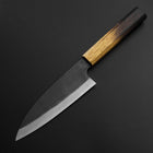 Funayuki White Steel #2 Kurouchi Yaki Urushi Handle 155mm-[Musashi]-[Japanese-Kitchen-Knives]