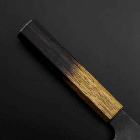 Funayuki White Steel #2 Kurouchi Yaki Urushi Handle 155mm-[Musashi]-[Japanese-Kitchen-Knives]