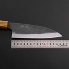 Funayuki White Steel #2 Kurouchi Yaki Urushi Handle 155mm-[Musashi]-[Japanese-Kitchen-Knives]